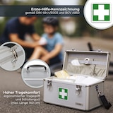 thumbnail of Erste-Hilfe-Koffer Erste Hilfe Kasten zur Medikamenten Aufbewahrung, Medizinbox leer für Sportverein, Betrieb oder Zuhause, 40 x 22,5 x 20,5 cm