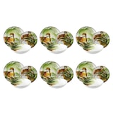 thumbnail of Excelsa service 18 assiettes Leopard porcelaine multicolore