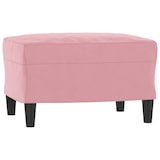 thumbnail of vidaXL 3-Sitzer-Sofa mit Hocker Rosa 180 cm Samt