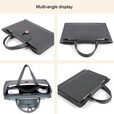 thumbnail of Sacoche Ordinateur Portable Étanche Résistante Élastique 15-16 Pouces Khaki Noir YONIS