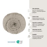 thumbnail of Schiesser Spannbettlaken Elli - 97/3 - 180 x 200 cm - Helltaupe