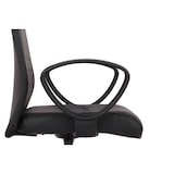 thumbnail of Directiestoel NN H8522L, kunststof, in zithoogte verstelbaar, zwart