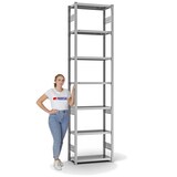thumbnail of PROREGAL Fachbodenregal Stecksystem | Grundregal | HxBxT 300x75x30cm | 7 Ebenen | Fachlast 220 kg | Beidseitig nutzbar | Verzinkt