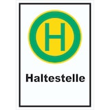 thumbnail of Schild Haltestelle A6 (105x148mm)