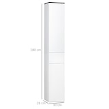 thumbnail of kleankin Mobile Bagno con Ripiano 2 Ripiani Chiusi 1 Cassetto Bianco