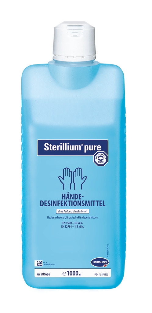 Hartmann Sterillium pure Haut- und Händedesinfektion, 1 Liter Flasche
