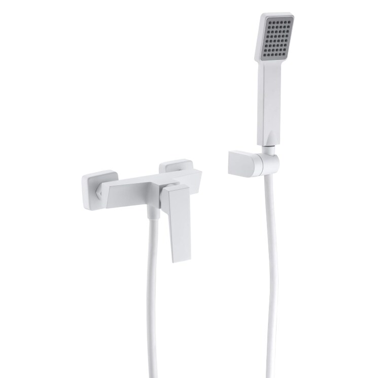 Mitigeur monocommande douche Art Blanc Mat