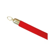 thumbnail of Securit® Fluwelen Koord voor Afzetpaal "Classic" - Rood - Gouden Eindkappen - 150cm