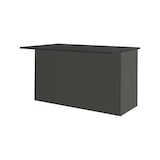 thumbnail of Dmora Kücheninsel Dcarnelo, Mehrzweckschrank, Küchenzeile Schrank, Zusätzlicher Tisch, 100 % Made in Italy, 155 x 90 x 90 cm, Anthrazit und Schiefer