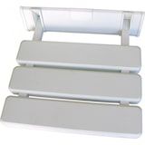 thumbnail of Asiento para ducha abatible aluminio lacado blanco