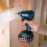 thumbnail of Makita Akku-Schlagschrauber DTD153RTJ + 2x Akku 5,0 Ah / 18 V + Schnellladegerät + Koffer