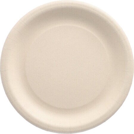 400 Teller Agrarreste pure rund Ø 23 cm weiss