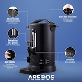 thumbnail of Acqua Calda tè Caffè Dispenser 6,8L Scaldabagno Distributore Bevande 950W Nero