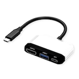 thumbnail of VALUE Display Adapter USB Typ C - HDMI, USB 3.2 Gen 1 Typ A, Typ C PD