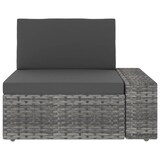 thumbnail of vidaXL 4-tlg. Garten-Lounge-Set Poly Rattan Grau