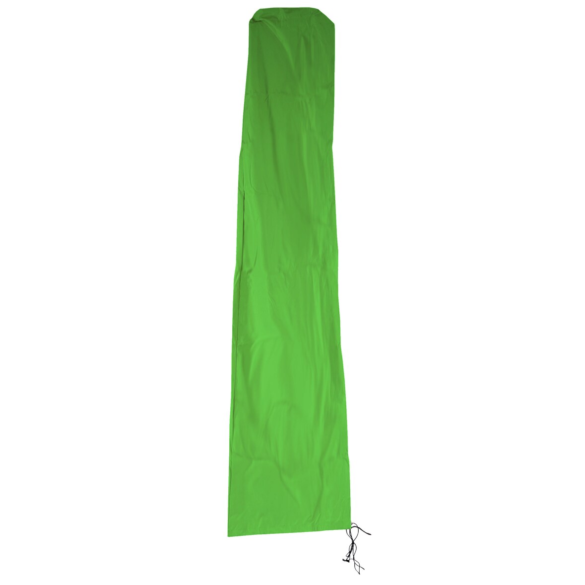 Schutzhülle HWC für Ampelschirm bis 4,3 m (3x3 m), Abdeckhülle Cover mit Reißverschluss ~ grün