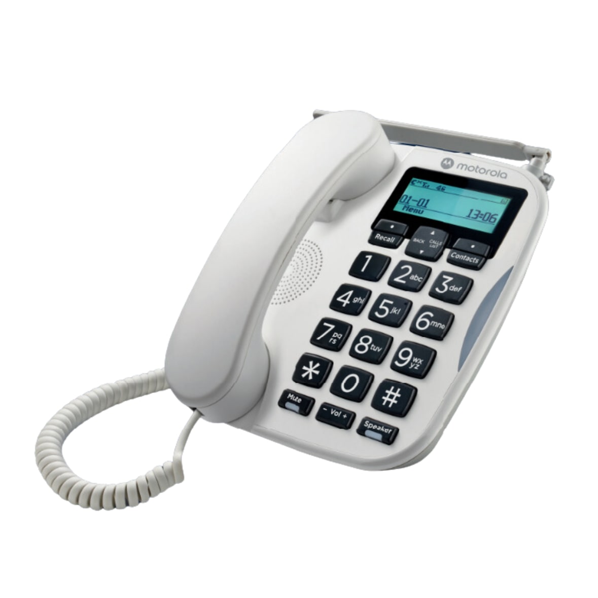 Motorola FW500 Telefone com SIM + linha fixa, backup 4G, até 8h bateria, teclas grandes, emergência