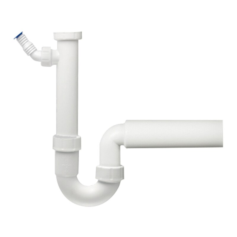 HAAS PP-Spülensiphon Röhrensiphon 1 1/2" mit einem Geräteanschluss, DN 50