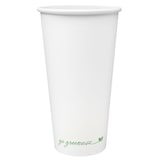 thumbnail of MONOUSO - Vaso de Cartón ''Go Green'' Blanco 20Oz/600ml Ø9,0cm (1.000 Uds)