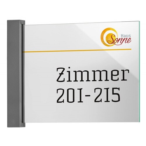 TORINO Fahnenschild DIN A4 quer, Format: 210x297mm