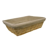 thumbnail of METRO PROFESSIONAL Cesta panera, mimbre/algodón, 24,5 x 35 cm, rectangular, natural