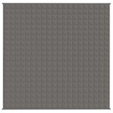thumbnail of vidaXL Verzwaringsdeken 200x200 cm 13 kg stof grijs