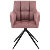 thumbnail of Conjunto de 2 Cadeiras de Jantar Jonah em Tecido vermelho rubi