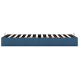 thumbnail of vidaXL Ottoman-Bett ohne Matratze Blau 90x190 cm Stoff