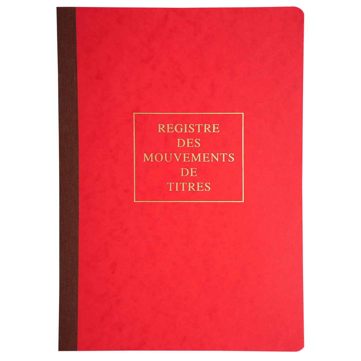 Le Dauphin - Réf. 90120D - Paquet de 5 Piqûres 297X210 Registre des mouvements de titres 40 pages - Couleurs assorties