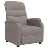 thumbnail of vidaXL Massagesessel Taupe Stoff