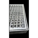 thumbnail of PROREGAL Robuster Bodenascher mit Zigaretten-Piktogramm | HxBxT 40x40x15cm | Verzinkter Stahl | Grau | Ascher Aschenbecher