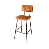thumbnail of Chaise de bar écolier cuir L46 x P51 x H106 - Assise 73 cm