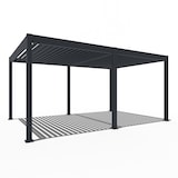 thumbnail of Weide E-Deluxe | elektrische Pergola mit LED | Voll Aluminium | 3,6 x 5,3 M | motorisiertes Lamellendach anthrazit