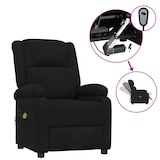 thumbnail of vidaXL Massagesessel Elektrisch Schwarz Stoff