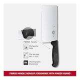 thumbnail of Victorinox coltello chef tipo Cinese cm 18, in acciaio inox, manico in fibrox