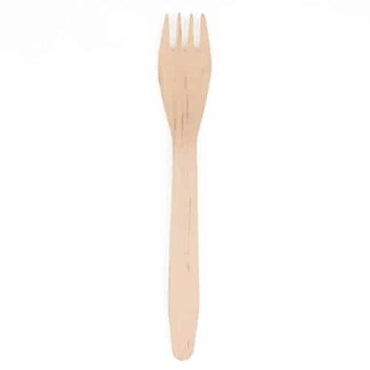 Ekoe Forchetta in legno monouso biodegradabile 16,5 cm 100 pz