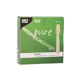 thumbnail of PAPSTAR 100 Eislöffel, Holz "pure" 9,4 cm