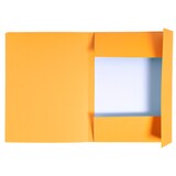 thumbnail of Exacompta 448009E 100x Aktenmappe mit Beschriftungsfeld und 3 Klappen, aus Karton 280g Forever, für Format DIN A4 - Orange