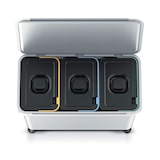 thumbnail of Keden Systema Mülleimer mit 3 Fächern à 10 l in Weiß