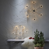 thumbnail of LED Schneeflocke Wanddeko Weihnachten Winter 144LED D: 60cm für Außen weiß