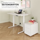 thumbnail of bümö lite Rollcontainer mit Schubladen, Container aus Holz in grau - Rollwagen für's Büro als Schreibtisch Unterschrank, Bürocontainer od.