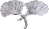 thumbnail of Dekoschale Schale Masterbox 18-teilig Aluminium Ginkgo 2 Blatt Blattschale : silber