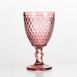 thumbnail of Solycarpa Juego 6 Copas Cristal Transparente (2 Rosa, 2 Azul, 2 Ámbar) para Fiesta, Boda o Bautizo. Ideales para vino, cava o agua.