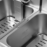 thumbnail of VERTES Freidora eléctrica profesional 2x 10L (2x 3000W, 230V, principio de zona fría, temperatura 50-250°C, 2 cestas para freír)