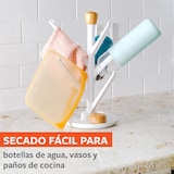 thumbnail of Full Circle Tendedero para Botellas y Vasos | Base de Cerámica | Secado Vertical para Utensilios y Paños. Evita Mohos y Olores