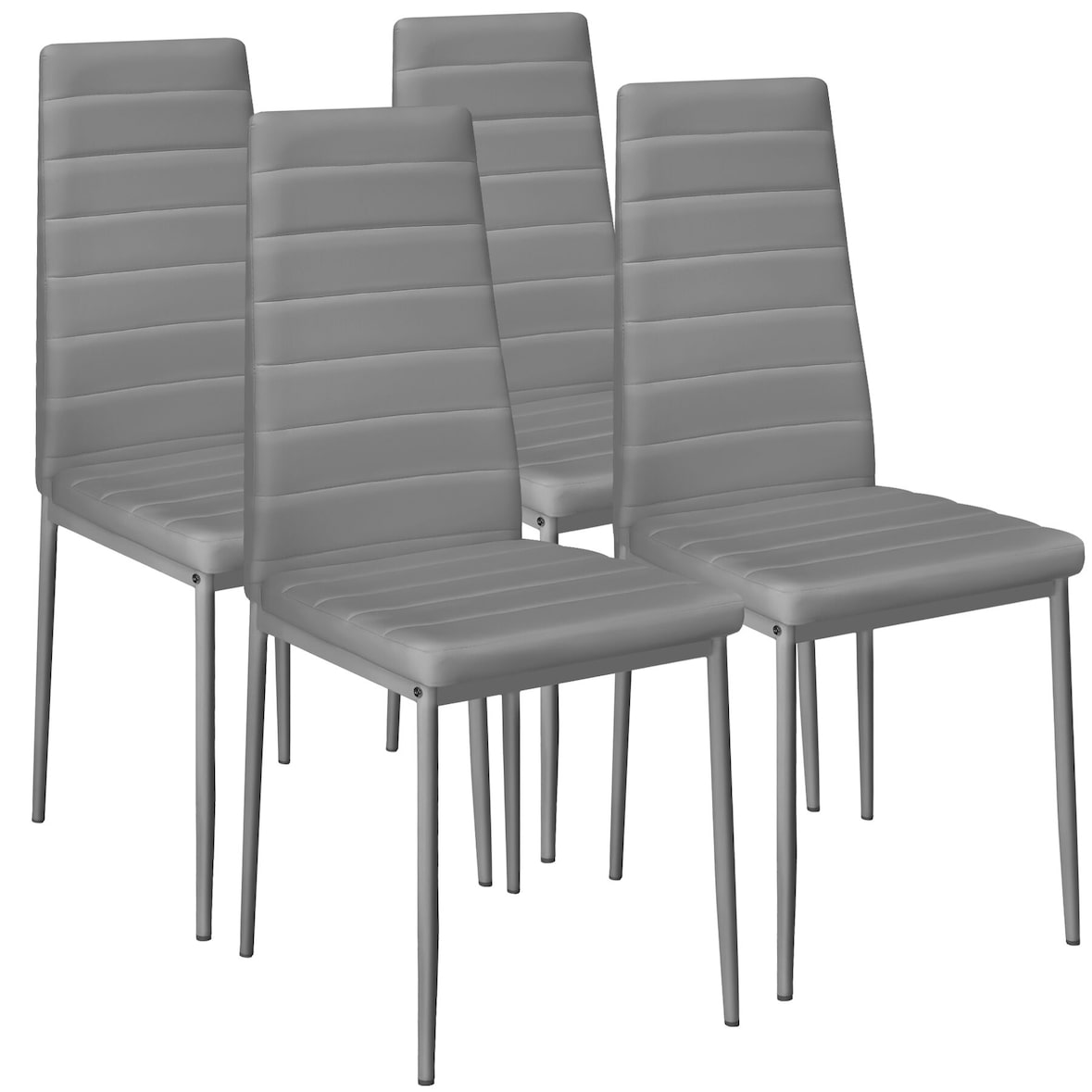 tectake Sedie da sala da pranzo in pelle sintetica - 401846