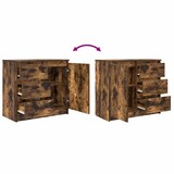 thumbnail of vidaXL Sideboard mit Schublade Räuchereiche 71x35x65 cm Holzwerkstoff