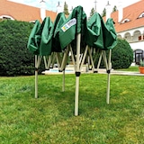 thumbnail of Scherenzelt 2x2m - mit 3 Wänden - Orange