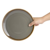 thumbnail of Olympia Kiln ronde coupeborden grijs 23cm