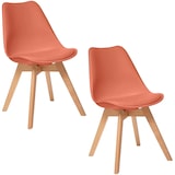 thumbnail of Pack 4 Sillas de comedor Tapizadas Well Home en Color Terracota